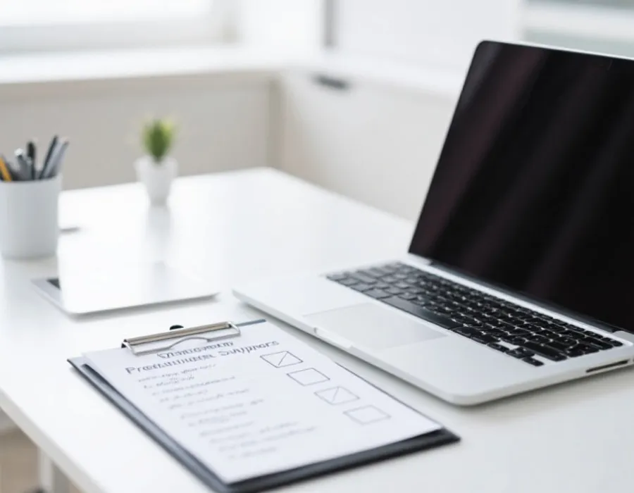 支持请求准备材料示意图